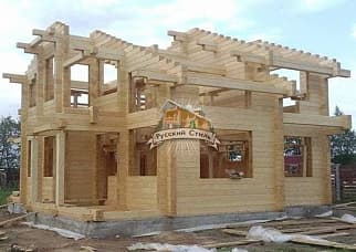 Завершены этапы строительства дома “Шале” 2