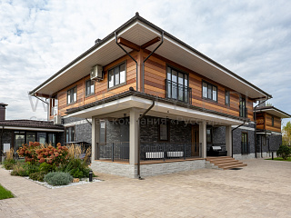 Дом В стиле Райт от Русский Стиль (wood-style.ru)
