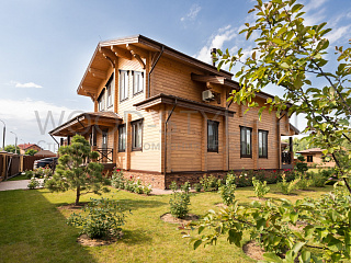 Дом Шале Традиция от Русский Стиль (wood-style.ru)