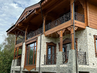 Дом Усадьба Пушкино от Русский Стиль (wood-style.ru)