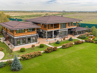 Дом В стиле Райт от Русский Стиль (wood-style.ru)