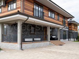 Дом В стиле Райт от Русский Стиль (wood-style.ru)