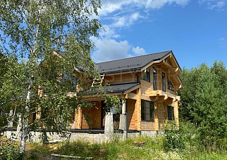 Строительство дома по проекту Истринский Плес 1