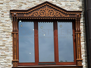 Дом Усадьба Пушкино от Русский Стиль (wood-style.ru)