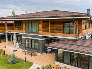 Дом В стиле Райт от Русский Стиль (wood-style.ru)