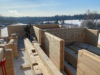 Дом Усадьба Пушкино от Русский Стиль (wood-style.ru)