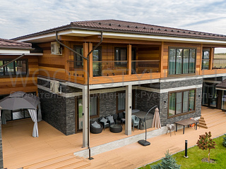 Дом В стиле Райт от Русский Стиль (wood-style.ru)