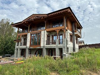Дом Усадьба Пушкино от Русский Стиль (wood-style.ru)